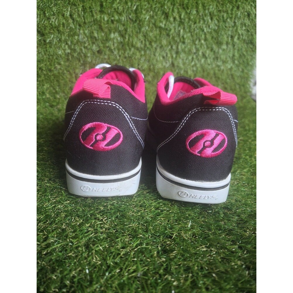 Heelys Women’s 5 Youth 4 Black Pink Low Top Wheeled Lace-Up Sneakers US - Picture 2 of 7